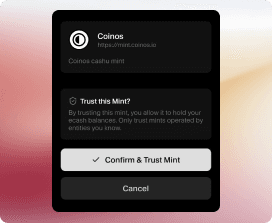 Add & trust the mint