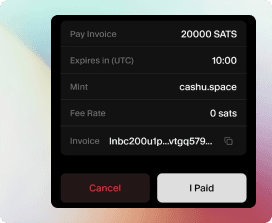 Deposit via Lightning