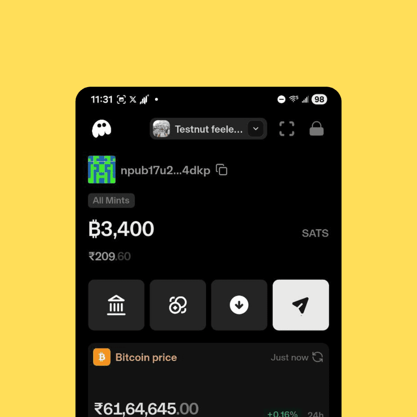 Bey Wallet — Bitcoin balance dashboard