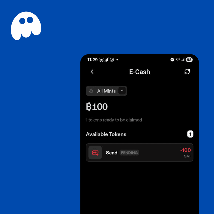Bey Wallet — receive Bitcoin via Cashu ecash